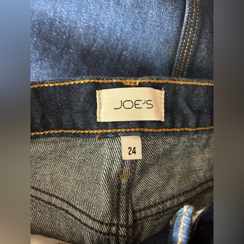 Joe's The Ryan Spectacular Indigo Wide-Leg High-Rise Jeans Size 24 NWOT - Picture 10 of 12